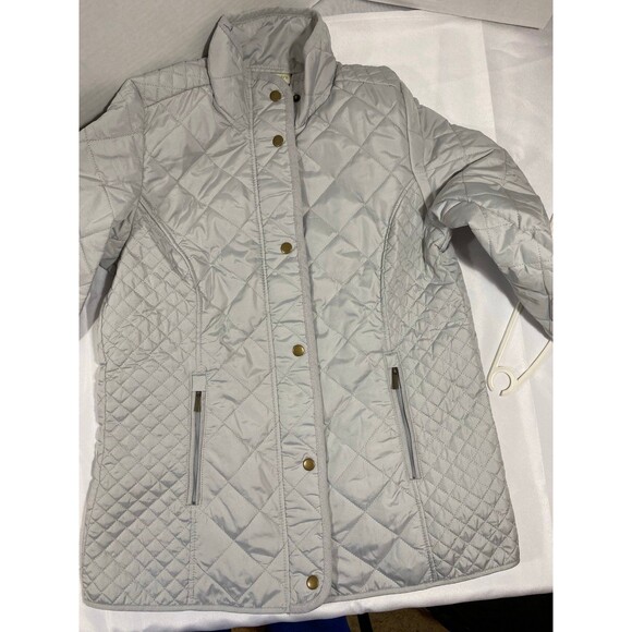 Appleseed’s Jacket Women’s PM Gray Berkshire Quilted  Lightweight NWOT Size PM - Picture 4 of 12